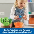 thumbnail image 2 of Recursos de aprendizaje Juguetes didácticos Carlos The Pop & Count Cactus para niños pequeños, 2 of 6
