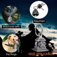 thumbnail image 4 of Dream Apparel 【2Pack】Motorcycle Bells for Biker Good Luck Riding Bells with Hanger Motorcycle Accessory or Keychain for Luck, 4 of 5