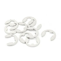 10pcs 304 Stainless Steel Fastener External Retaining Ring E-Clip Circlip 6mm