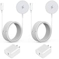 thumbnail image 1 of Cargador magnético JUPAZIP, paquete de 2 unidades, 1,8 m, USB C PD, 20 W, rápido, 1 of 7