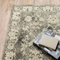 thumbnail image 3 of HomeRoots 508836 2 x 8 ft. Gray Beige Tan & Brown Oriental Power Loom Stain Resistant Runner Area Rug, 3 of 7