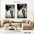 thumbnail image 3 of Elephant Stock Still Standing Wall Art - Vertical Canvas Wall Art - Living Room Wall Decor - People Canvas - Gray And Black Decor By Tommy Ingberg - 32" x 48", 3 of 4