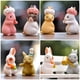 thumbnail image 4 of Bonitas figuras de conejo de PVC, adornos de hadas para jardín, decoración del hogar, micropaisajismo, accesorios de manualidades DIY., 4 of 11