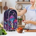 thumbnail image 3 of HELLHERO Mixer Cover with Univesal Elastic Kitchen Blender Dust Covers Top Handle Dustproof for Fall Festival Mushroom Butterfly, 3 of 6