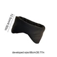thumbnail image 3 of Dongrere Soft Breathable Sleep Eye Mask, Light Blocking Blindfold for Sleeping Travel Nap Night Rest Use, 5x26.7 Inch, Black, 3 of 6