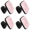 thumbnail image 2 of 4 Pcs Square Cabinet Handle Cupboard Knob Drawer Pulls Handle Princess Crown Pink Drawer Knobs with Screws Furniture Decoration, 2 of 7