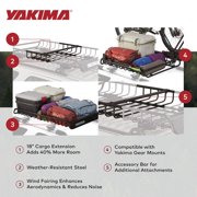 Yakima LoadWarrior 18 in Extension - Rooftop Cargo Basket - Black