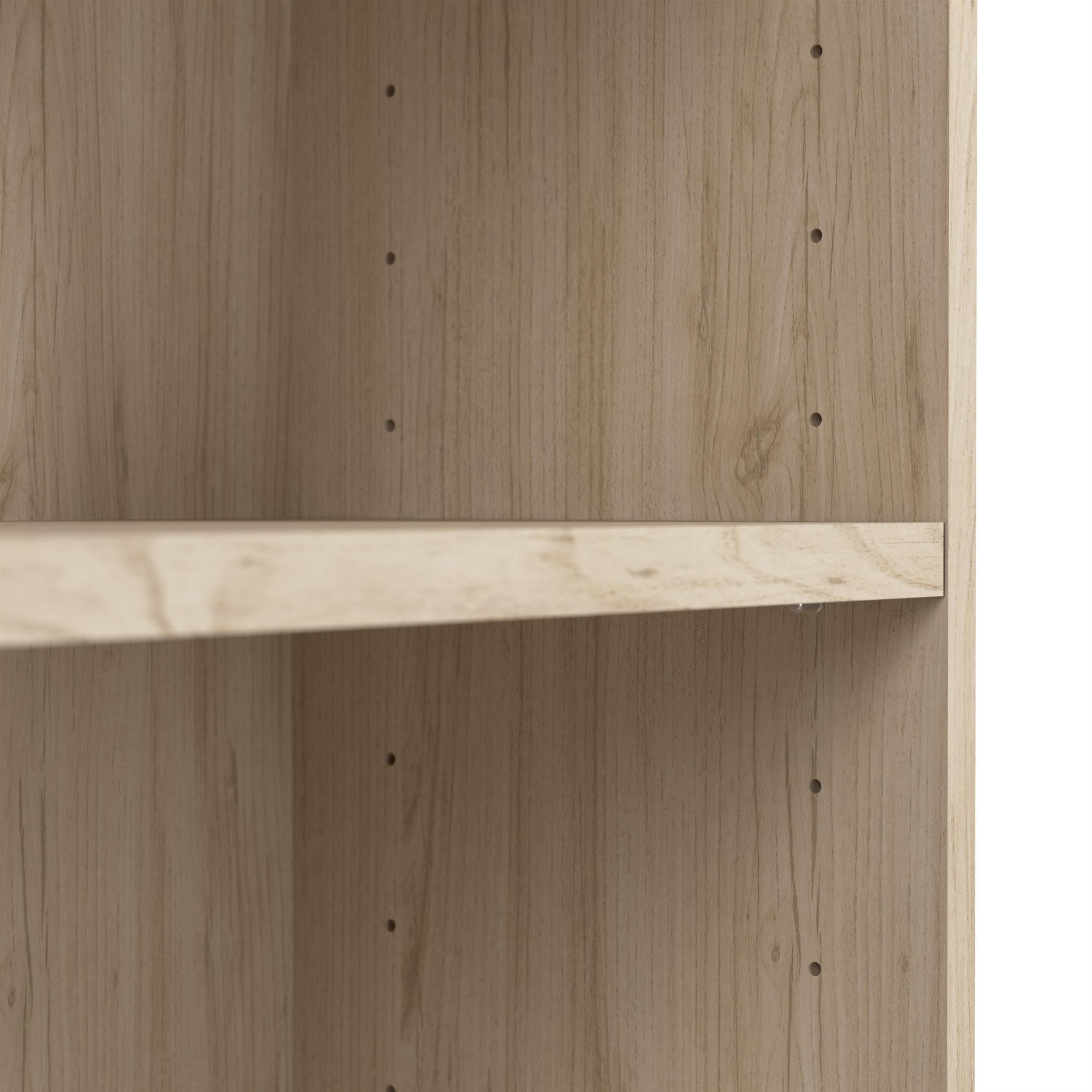 Universal Small 2 Shelf Bookcase Set in Natural Elm - Engineered Wood