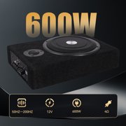 Podofo 8 Ultra-thin Bass BoxActive Subwoofer Compact Speaker Car Underseat