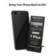 thumbnail image 2 of Batería de repuesto DRECHAS 10000 mAh para iPhone 7 Plus, 2 of 8