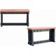 thumbnail image 5 of ZYPPPA Bench, Deep Grey Top with Black Sides, 1 Pack - Proudly Made in The USA, Click and Lock Hardware-Free Assembly, Durable and Stylish Outdoor Seating, 5 of 8