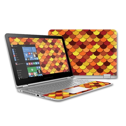 Skin Decal Wrap Compatible With Hp Envy X360 15 2015 Laptop Cover Skins Red Scales 3439
