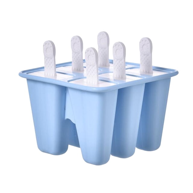 Molde para paletas de silicona Sunnimix 6 celdas azul