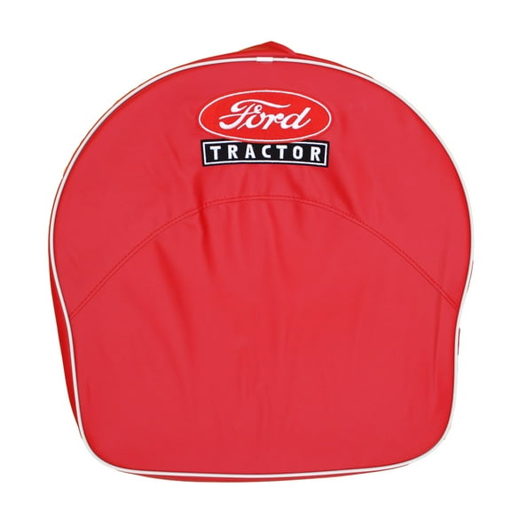 RAParts Red & White Tractor Seat Cushion Fits Ford - all 1939 to 1964 steel pan seats