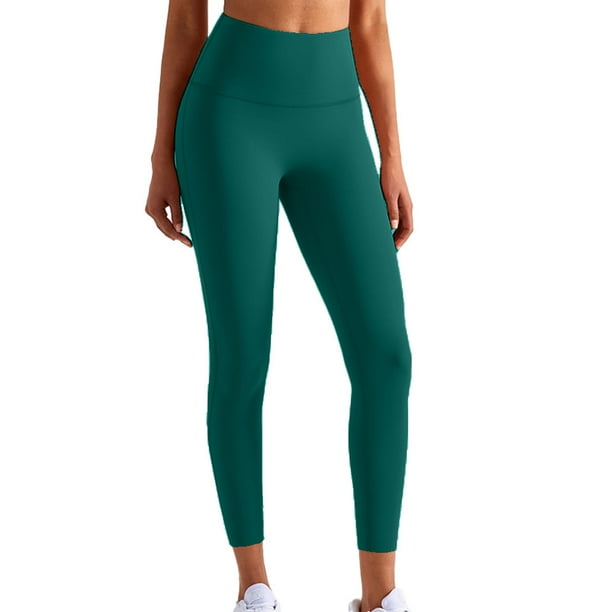 Pantalones de yoga de cintura alta anti-sentadillas para mujer, hermosos pantalones de glúteos con cintura alta, pantalones deportivos de fitness para levantar glúteos 617