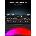 thumbnail image 4 of BONAOK Karaoke Machine for Adults, Karaoke Speaker with Two Wireless Microphones, Portable Bluetooth Speaker PA System with LED Lights, Black, 4 of 8