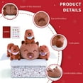 thumbnail image 6 of Niuniu Daddy 13" 5 in 1 Capybara Stuffed Animals Family Set Mommy Capybara Plush with 4 Babies Toys Plush for Girls Boys Adults with Christmas Birthday Party Presents Gifts, 6 of 10