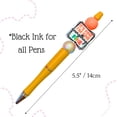 thumbnail image 4 of 5PC Funny Bead Ink Ball Point Pens with Sayings for Adults Fun Sarcastic Sarcasm Humorous Hilarious Snarky Sassy Rude Sass Cool I Just Work Here It’s Fine Office Coworkers Stationary Gift for Women, 4 of 6