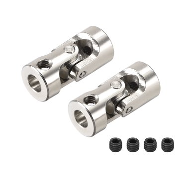 2PCS 3mm To 5mm Rotatable Universal Steering Shaft Coupler Motor Connector Joint Coupling L24xd11