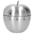 thumbnail image 3 of Temporizador de alarma mecánico, temporizador en forma de manzana, temporizador de alarma de cocina inoxidable, temporizador de cocina personalizado para la perfección, 3 of 8