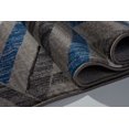 thumbnail image 6 of Beautiful Super Soft Modern Indoor Vincenza Collection Area Rug Carpet for Bedroom Living Room Dining Room in Dark Grey-Dark Blue, 7x10 (6'5" x 9'5", 200cm x 290cm), 6 of 6
