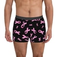 thumbnail image 1 of Lukts Breast Cancer Awareness Pattern Men's Underwear Covered Waistband Boxer Briefs-Small, 1 of 5