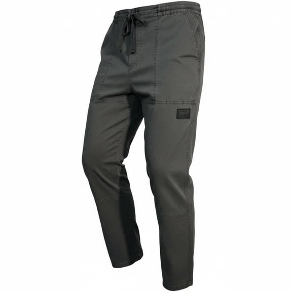 Hurley Men's Pacific Straight Leg Trousers Pants M (30X28") Gray Stretchy Fabric