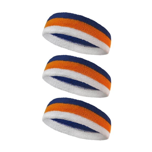 Couver Unisex Bosnia and Herzegovina Country Flag Cotton Sports Headband, 3 Pieces