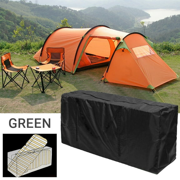 Miuline Outdoor Furniture Cushion Storage Bag Large Outdoor Garden Furniture Cushion Trunk Storage Bag Zipped Case Waterproof Furniture Cushion Storage Bag Case Pouch