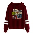 thumbnail image 7 of Gachiakuta Anime Hoodie Fashion Printed Men's and Women's Striped Sleeve Sweatshirt, 7 of 7