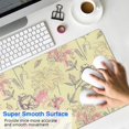thumbnail image 4 of Long Mouse Pads for Desk,Pioneer Flower Floral Print Pattern Desk Mats on Top Of Desks, Desk Mouse Pad Extra Large with 3mm Non-Slip Base and Stitched Edge for Gaming,Office,Work,Home 31.5"x15.7", 4 of 6