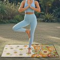 thumbnail image 5 of XYZCANDO Mixed Floral Pattern Car Seat Towel Covers Non-Slip for Gym Workout Travel, Soft Sweatproof Seat Covers Washable, 5 of 11