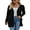 Noir, variante sur Diconna Cardigan Mode pour Femmes à Col en V, Couleur Unie, Côtelé, Manches Longues, Chandail Boutonné, Automne, Décontracté, Manteau en Tricot Doux