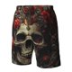 thumbnail image 4 of Fotbe Classical Rose Crown Skull Trajes de Baño Estampados para Hombre, Shorts de Verano de Secado Rápido, Ropa de Playa, Bañadores-Small, 4 of 6
