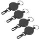 thumbnail image 4 of 4 llaveros telescópicos duraderos, Llavero telescópico antirrobo, Llavero retráctil, mosquetón de Cuerda de Alambre de Alta Resistencia para Publicidad, promoción, Regalo, Tipo Redondo, 4 of 5