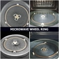 2pcs Microwave Plastic Turntable Plate Support Wheel Ring Turntable