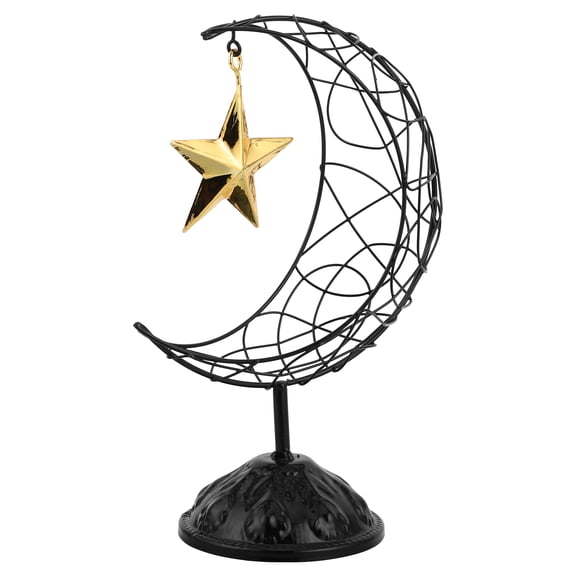 BESTYASH Metal Moon and Star Iron Art Decoration Ornament for Ramadan and Eid Festival Celebration Home Decor