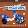 thumbnail image 2 of The Original Big Wheel 16 Inch Toddler Tricycle Big Wheel for Kids 3-8 Boys Girls Trike - Police Force Edition, 2 of 5