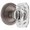 Antique Pewter, variant on Grandeur Cirbcc_Psg_238_Cs Baguette Crystal Solid Brass Passage Door Knob Set - Brass