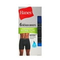 thumbnail image 2 of Hanes Men’s Performance Boxer Brief Underwear Pack, Stretch, Assorted, 6-Pack, 2 of 8