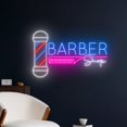 thumbnail image 2 of Handmadetneonsign Barber Shop Neon Sign, Hair Cut Salon Wall Art Decor, Hairstylist Studio Wall Decor, 2 of 5