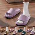 thumbnail image 3 of Gnshining Shower Shoes for Women and Men Skidproof House Slippers Thick Sole Bathroom Shoes Soft-Soled Beach Slippers Travel-friendly Couple Slippers, 3 of 9