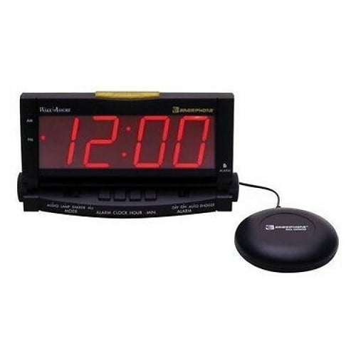 Clarity WakeAssure Amplified Alarm Clock and Bed Shaker with Lamp