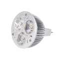 thumbnail image 1 of 3W 12-24V MR16 Warm White 3 LED Light Spotlight Lamp Bulb only, 1 of 2
