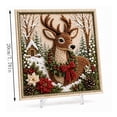 thumbnail image 3 of Secfreeship Christmas Punch Needle Kit with 3D Effect, DIY Stitching Craft Set for Beginners, Cozy Holiday Project for Home Decor and Display, 3 of 5