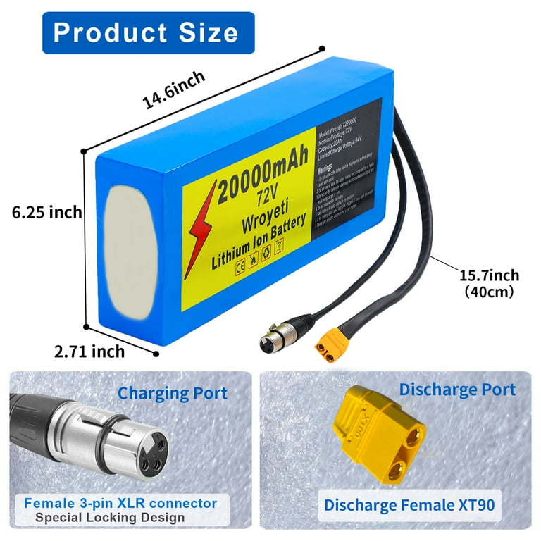 12V 24V 36V 48V 60V 72V Elektrische Duimgas met 3-pins