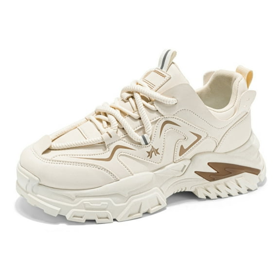 SKIUHS Men's Fashion Retro Chunky Sneakers Stylish Dad Shoes Casual Comfortable Non Slip Versatile Athletic Shoes