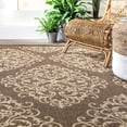 thumbnail image 2 of nuLOOM Frontier Coronated Trellis Indoor/Outdoor Area Rug, 5' x 8', Beige, 2 of 4