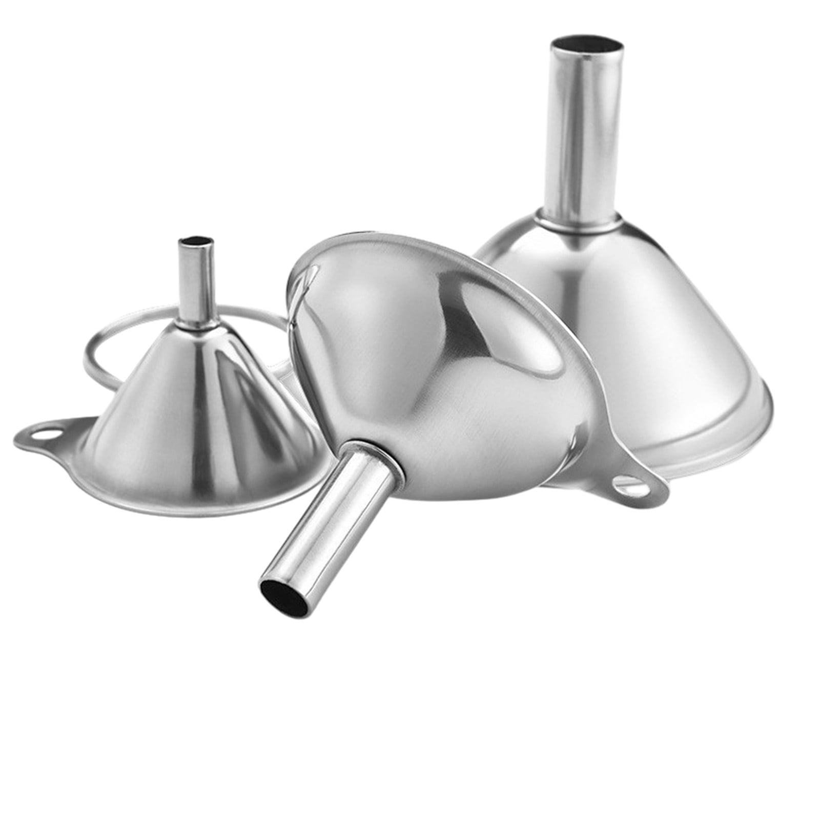 MIARHB 3 Pieces Stainless Steel Mini Funnel, Stainless Steel Kitchen