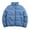Blue, variant on IROINNID Women's Puffer Jacket Long Sleeve Solid Color Stand Collar Outwear, Loose Paras Windproof Padded Clothes Jacket